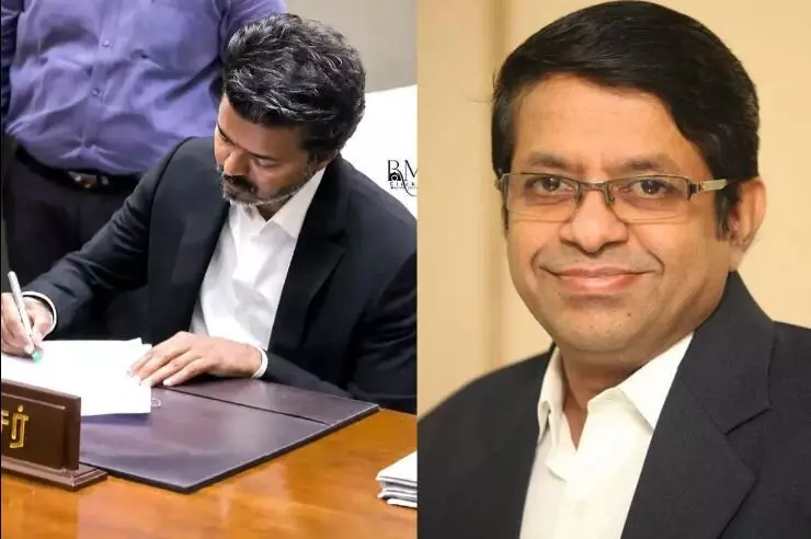 ശക്തമായ വിമർശനം ; ജ്യോത്സ്യന്റെ നിയമനം റദ്ദാക്കി വിജയ്
