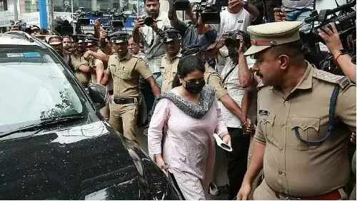 സിഎംആര്‍എല്‍- എക്‌സാലോജിക് മാസപ്പടി കേസ് ;ചോദ്യം ചെയ്യലിന് വീണ എത്തി