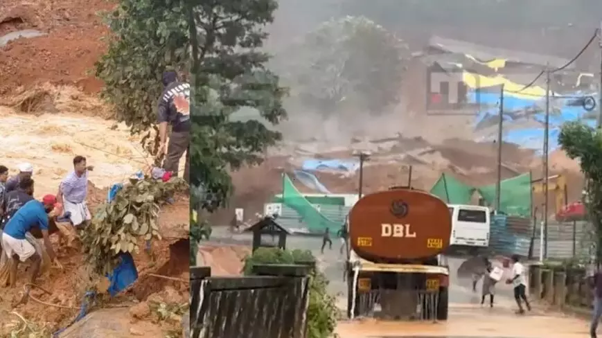വയനാട്ടിൽ തുരങ്കപാത നിർമ്മാണസ്ഥലത്ത് വൻ മണ്ണിടിച്ചിൽ ;നിരവധി പേർ കുടുങ്ങിക്കിടക്കുന്നു വയനാട്ടിൽ തുരങ്കപാത നിർമ്മാണസ്ഥലത്ത് വൻ മണ്ണിടിച്ചിൽ ;നിരവധി പേർ കുടുങ്ങിക്കിടക്കുന്നു