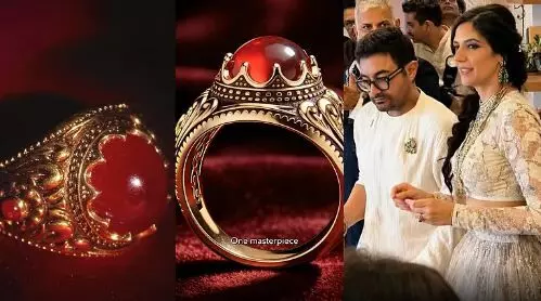 3 മാസം കൊണ്ട് കണ്ടെത്തിയ അപൂർവ മാണിക്യം;256 മണിക്കൂർ നീണ്ട നിർമാണം;ആമിർ  പ്രിയതമയ്ക്കായി ഒരുക്കിയ മോതിരം